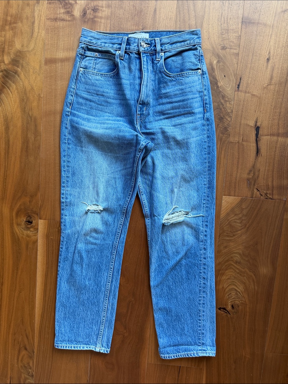 SLVRLAKE Dakota High Rise Relaxed Fit True Blue Denim / Jeans 26